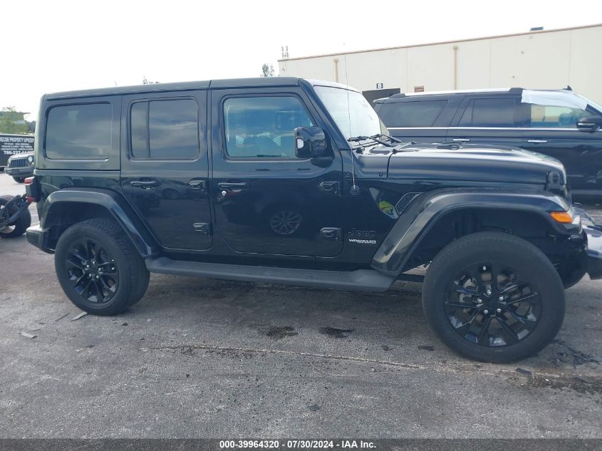 2022 JEEP WRANGLER UNLIMITED SAHARA - 1C4HJXEN5NW138991