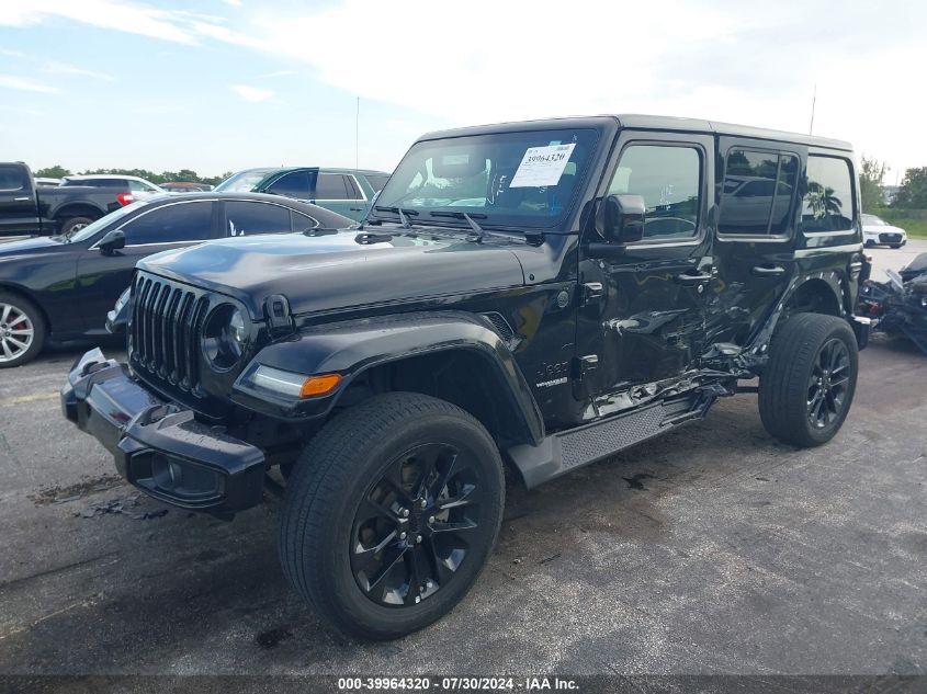 2022 JEEP WRANGLER UNLIMITED SAHARA - 1C4HJXEN5NW138991