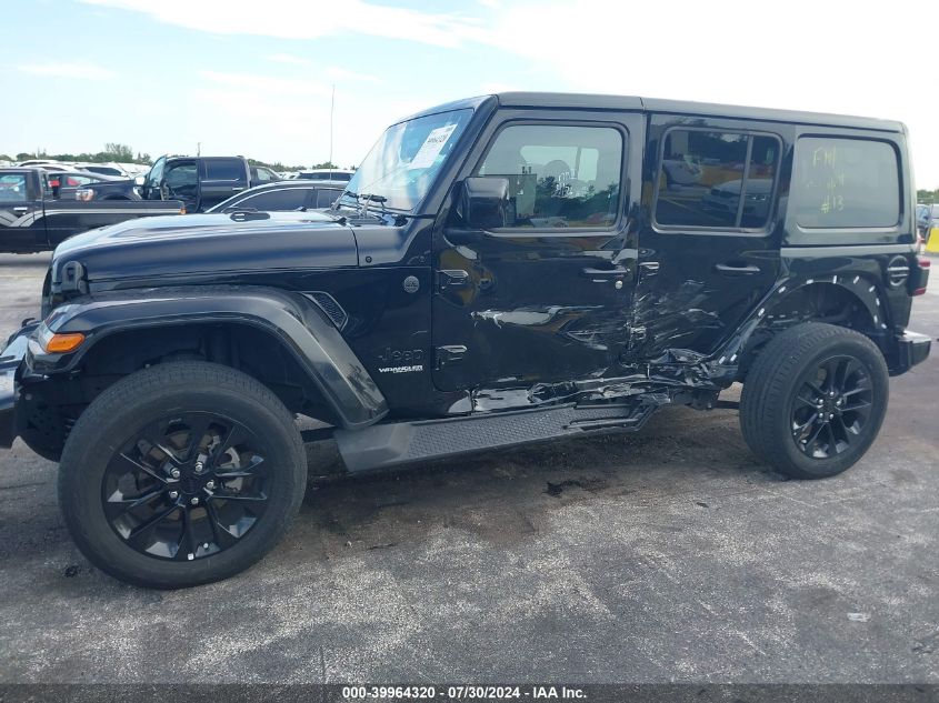 2022 JEEP WRANGLER UNLIMITED SAHARA - 1C4HJXEN5NW138991