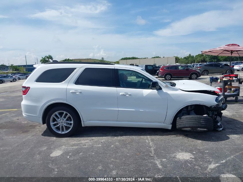 2024 Dodge Durango Gt Plus Rwd VIN: 1C4RDHDGXRC118490 Lot: 39964333