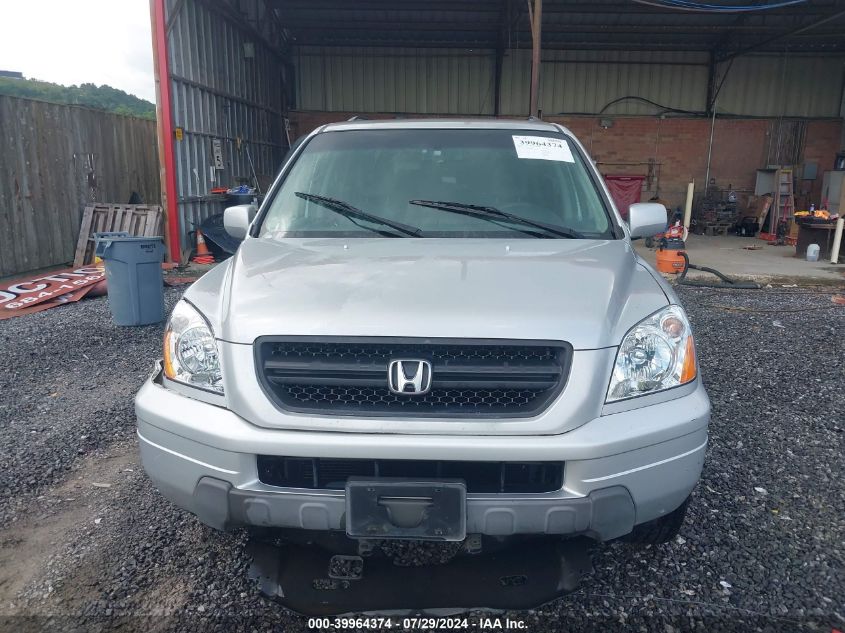 2003 Honda Pilot Ex-L VIN: 2HKYF18553H590730 Lot: 39964374