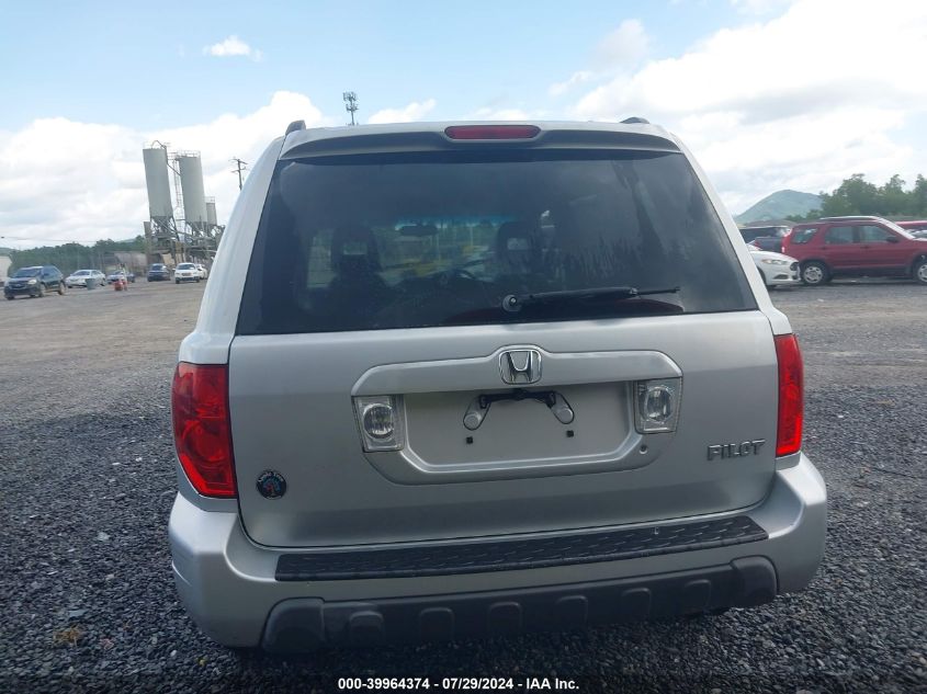 2003 Honda Pilot Ex-L VIN: 2HKYF18553H590730 Lot: 39964374