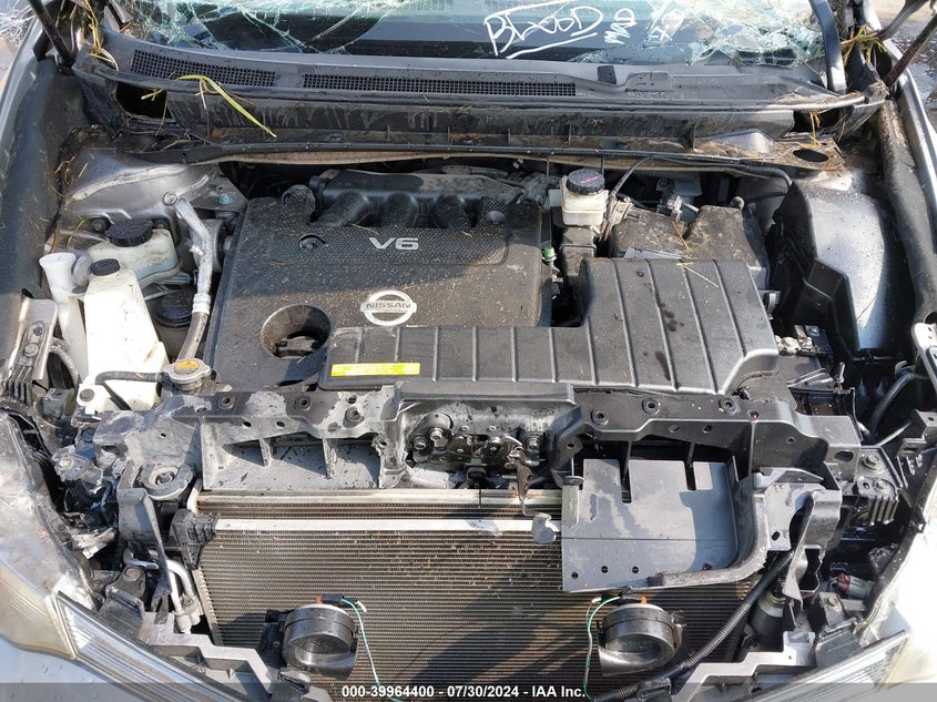 2012 Nissan Murano Sl VIN: JN8AZ1MW5CW233988 Lot: 39964400