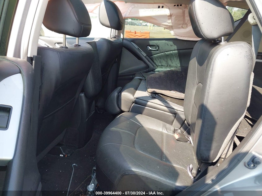 2012 Nissan Murano Sl VIN: JN8AZ1MW5CW233988 Lot: 39964400