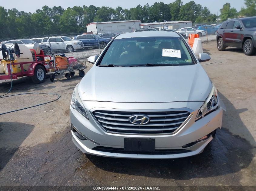 2015 Hyundai Sonata Se VIN: 5NPE24AF5FH141152 Lot: 39964447