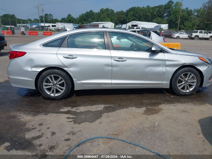 2015 Hyundai Sonata Se VIN: 5NPE24AF5FH141152 Lot: 39964447