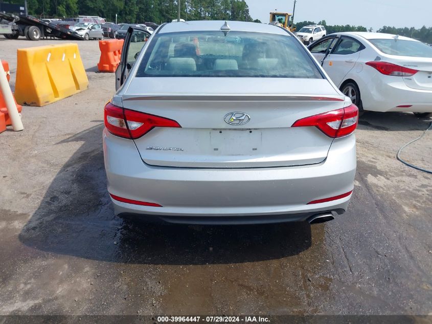2015 Hyundai Sonata Se VIN: 5NPE24AF5FH141152 Lot: 39964447