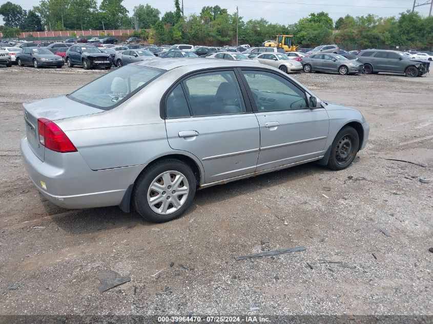 2HGES26823H535633 | 2003 HONDA CIVIC