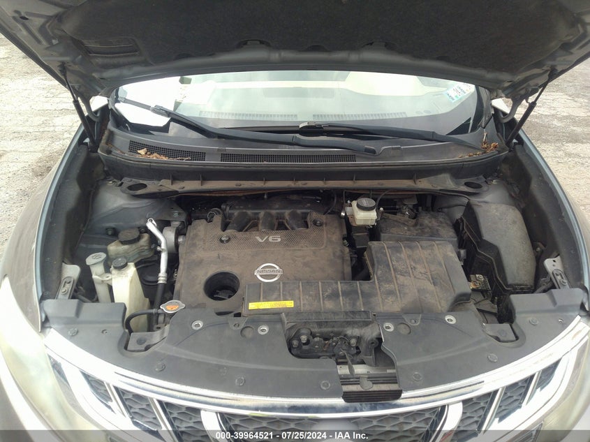 2011 Nissan Murano Sl VIN: JN8AZ1MW6BW154229 Lot: 39964521