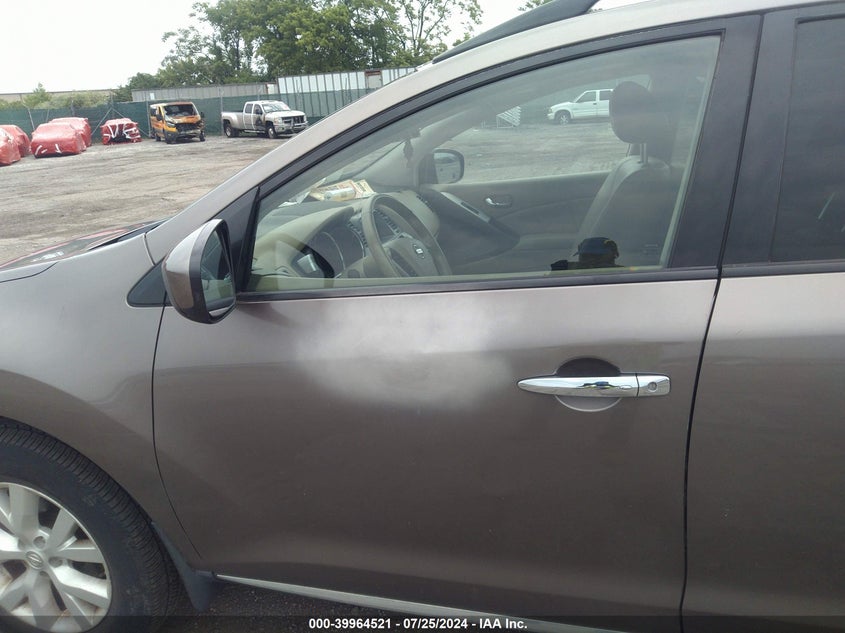 2011 Nissan Murano Sl VIN: JN8AZ1MW6BW154229 Lot: 39964521