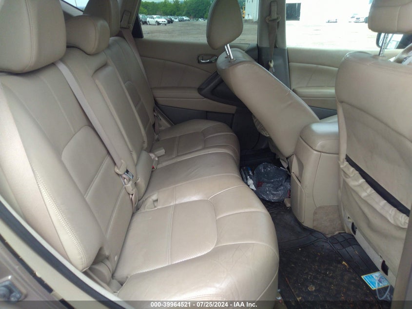 2011 Nissan Murano Sl VIN: JN8AZ1MW6BW154229 Lot: 39964521