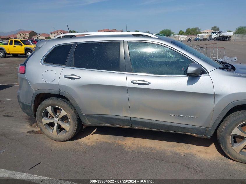 2019 Jeep Cherokee Limited 4X4 VIN: 1C4PJMDX0KD323180 Lot: 39964522