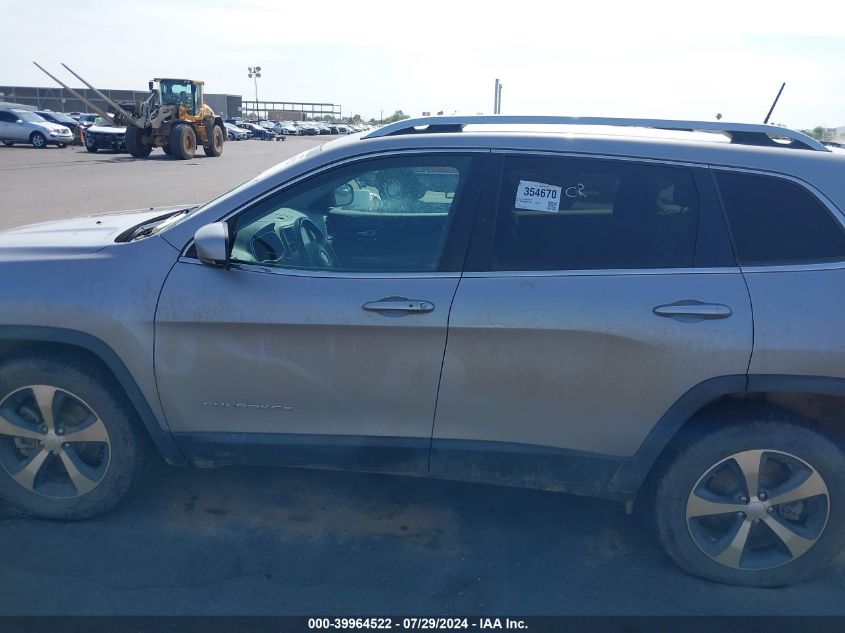 2019 Jeep Cherokee Limited 4X4 VIN: 1C4PJMDX0KD323180 Lot: 39964522