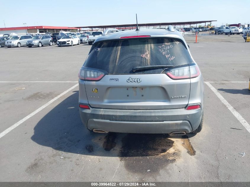 2019 Jeep Cherokee Limited 4X4 VIN: 1C4PJMDX0KD323180 Lot: 39964522