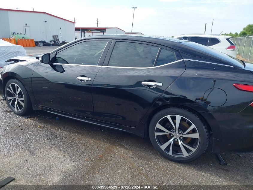 2018 Nissan Maxima 3.5S/Sv/Sl/Sr/Plat VIN: 1N4AA6AP6JT407147 Lot: 39964529