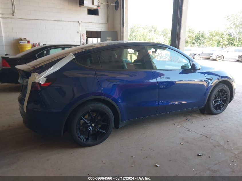 2022 Tesla Model Y VIN: 7SAYGAEE6NF524256 Lot: 64983634