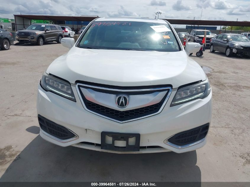 2018 Acura Rdx Technology Acurawatch Plus Packages/Technology Package VIN: 5J8TB4H57JL027616 Lot: 39964581