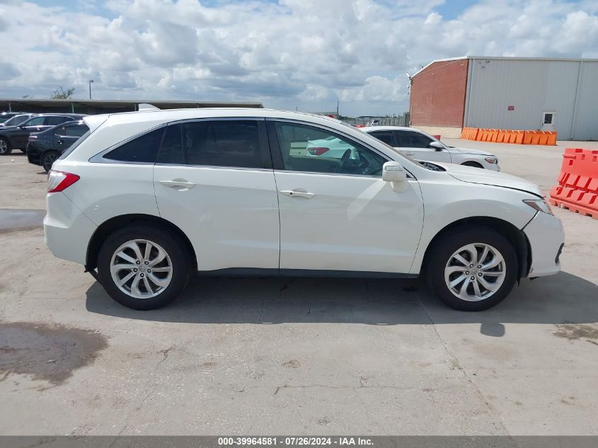 2018 Acura Rdx Technology Acurawatch Plus Packages/Technology Package VIN: 5J8TB4H57JL027616 Lot: 39964581