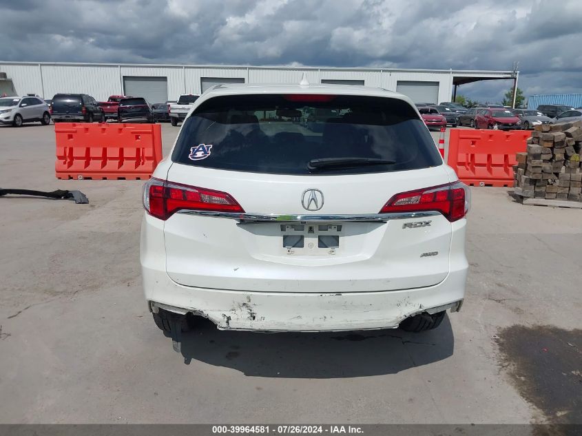 2018 Acura Rdx Technology Acurawatch Plus Packages/Technology Package VIN: 5J8TB4H57JL027616 Lot: 39964581