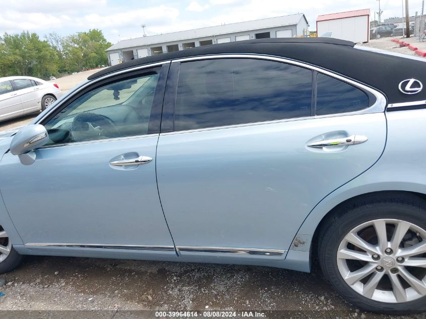 2011 Lexus Es 350 VIN: JTHBK1EG9B2422837 Lot: 39964614