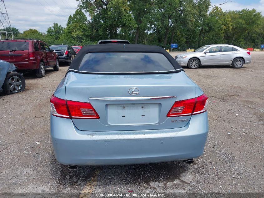 2011 Lexus Es 350 VIN: JTHBK1EG9B2422837 Lot: 39964614