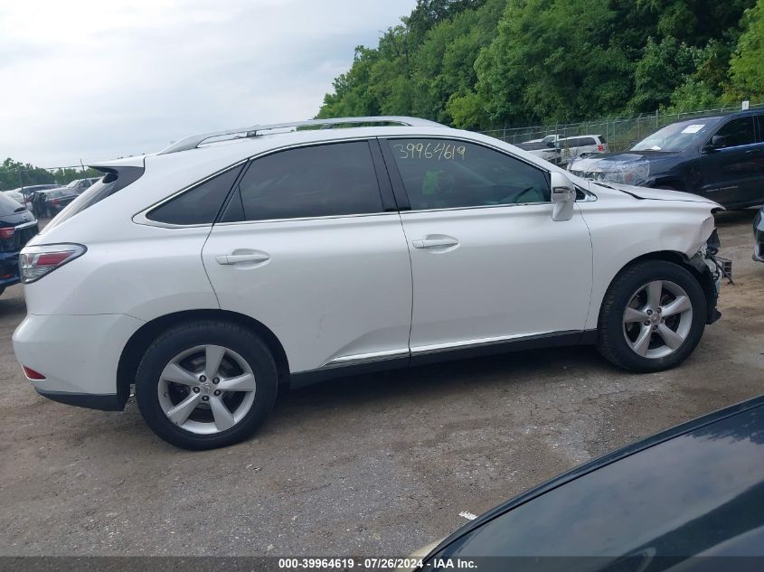2010 Lexus Rx 350 VIN: 2T2BK1BA1AC079597 Lot: 39964619