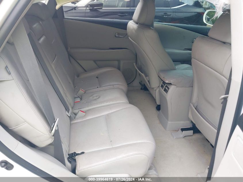 2010 Lexus Rx 350 VIN: 2T2BK1BA1AC079597 Lot: 39964619