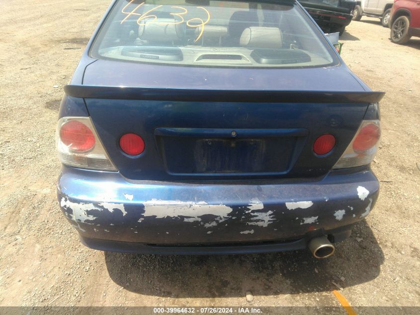 2001 Lexus Is 300 VIN: JTHBD182410009163 Lot: 39964632