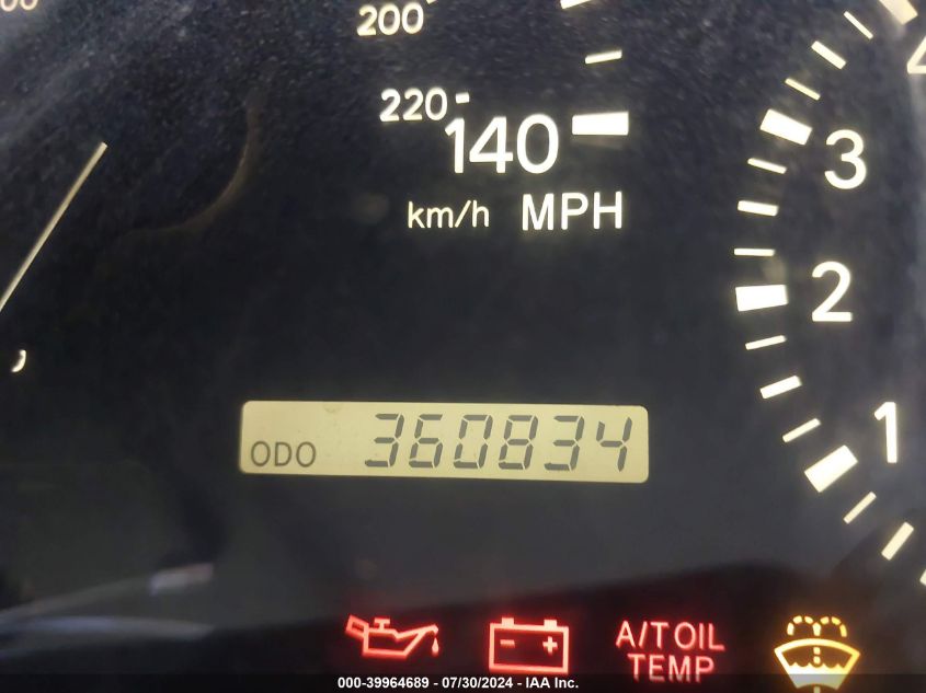 2002 Lexus Rx 300 VIN: JTJHF10U820253772 Lot: 39964689