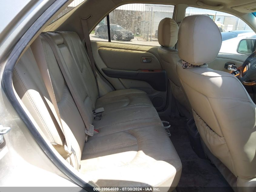 2002 Lexus Rx 300 VIN: JTJHF10U820253772 Lot: 39964689