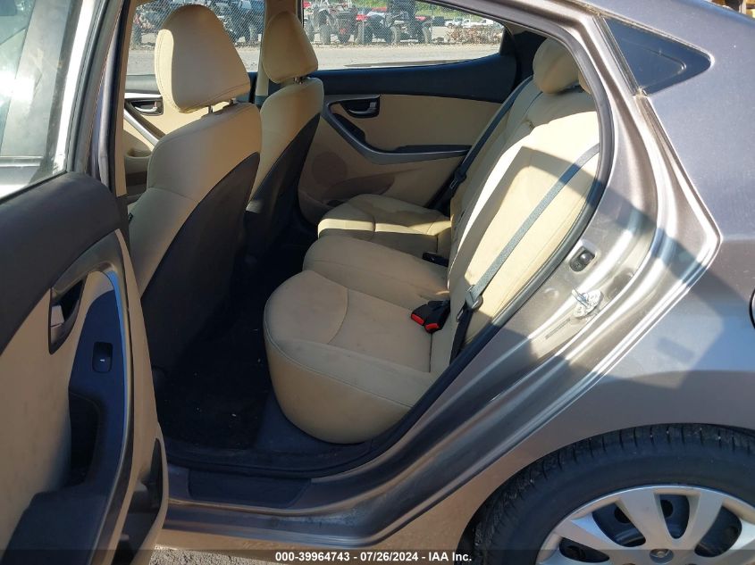 2012 Hyundai Elantra Gls Pzev VIN: 5NPDH4AE8CH142633 Lot: 39964743