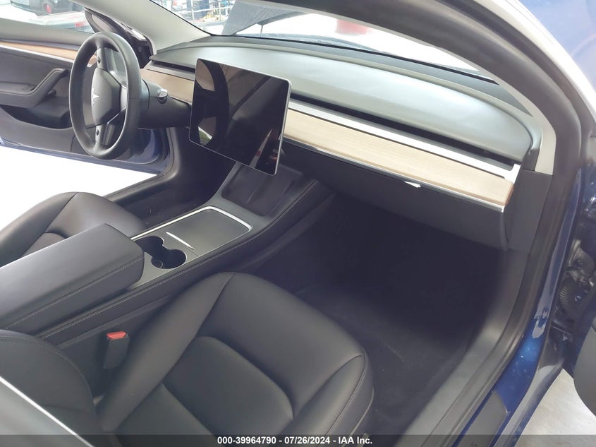 VIN 5YJ3E1EB3NF265924 2022 TESLA MODEL 3 LONG RANGE DUAL MOTOR ALL-WHEEL DRIVE