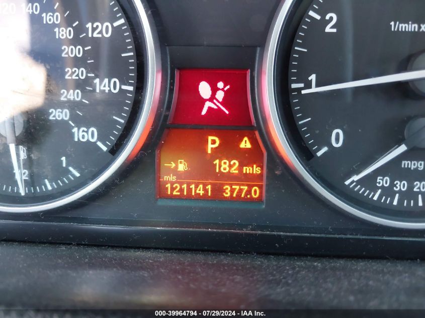 2011 BMW 328 I Sulev VIN: WBAPH5C58BA441932 Lot: 39964794