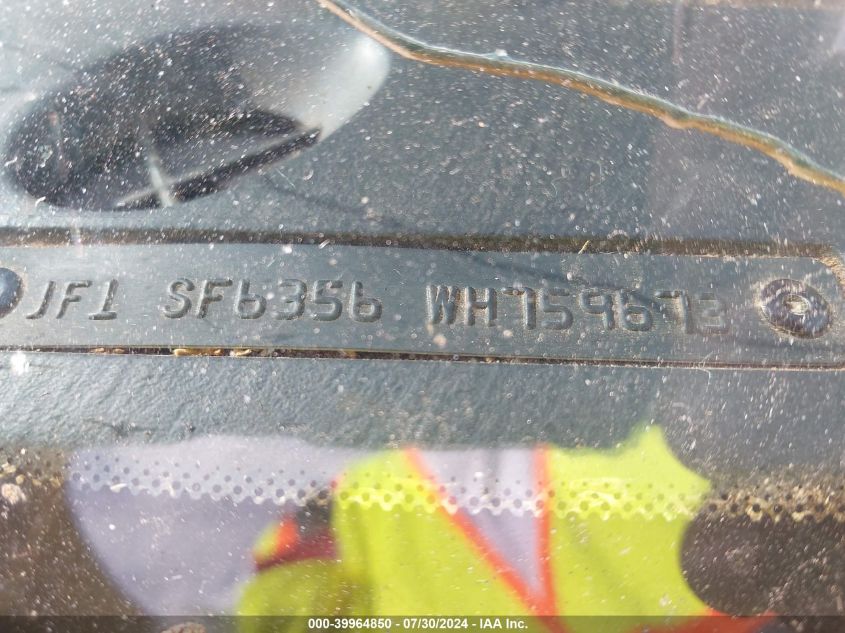 1998 Subaru Forester L VIN: JF1SF6356WH759673 Lot: 39964850