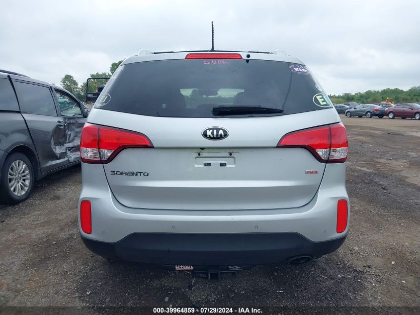 2014 Kia Sorento Lx VIN: 5XYKT3A69EG519828 Lot: 39964859