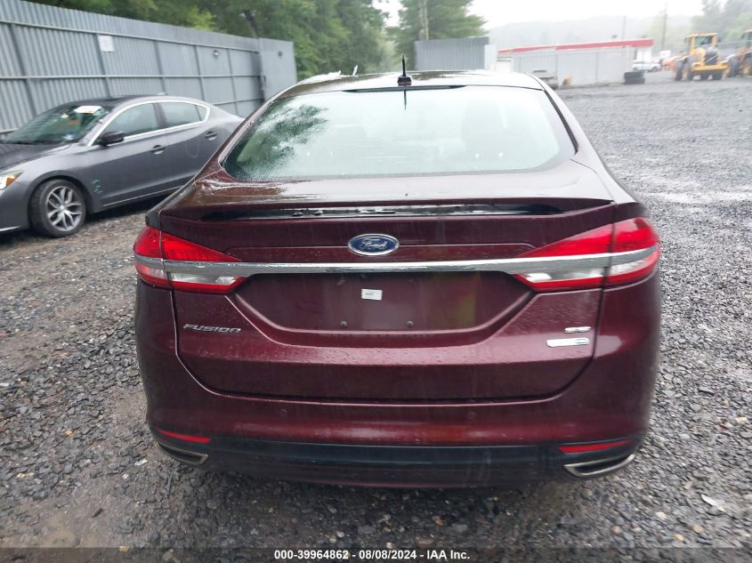 2017 Ford Fusion Se VIN: 3FA6P0T93HR256196 Lot: 39964862