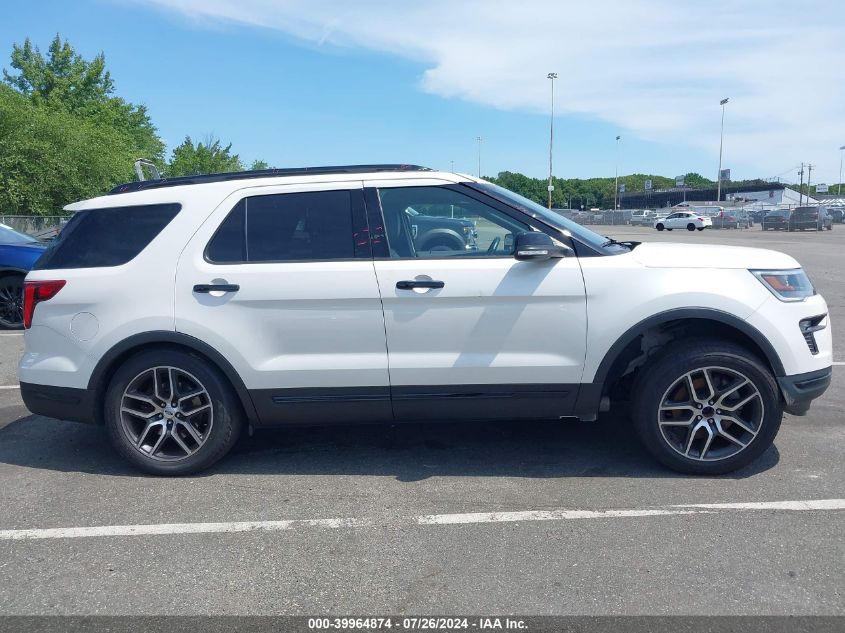 2018 Ford Explorer Sport VIN: 1FM5K8GT5JGC78900 Lot: 39964874