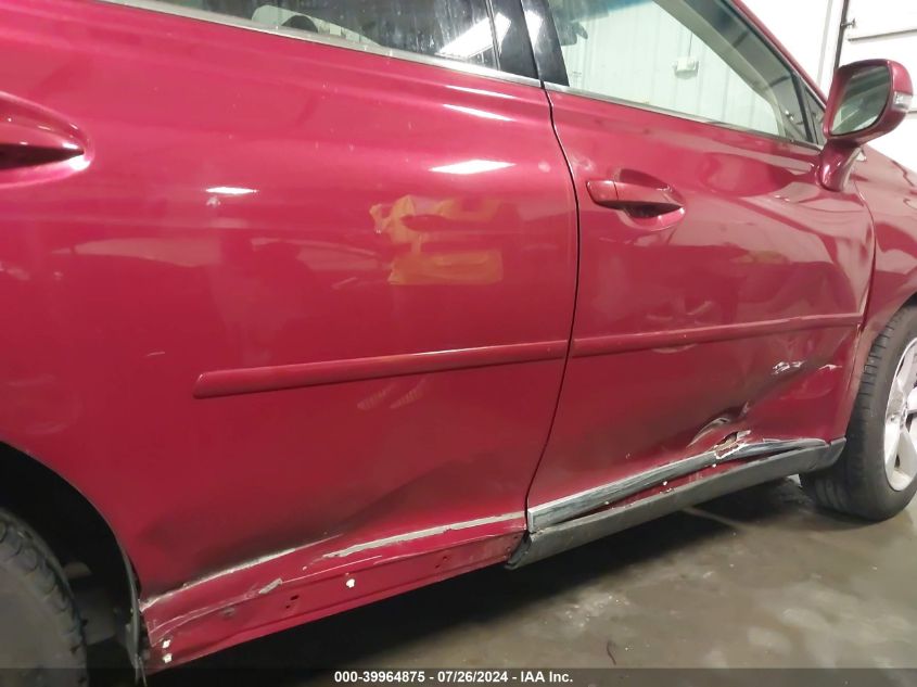 2010 Lexus Rx 350 VIN: 2T2BK1BA1AC075291 Lot: 39964875