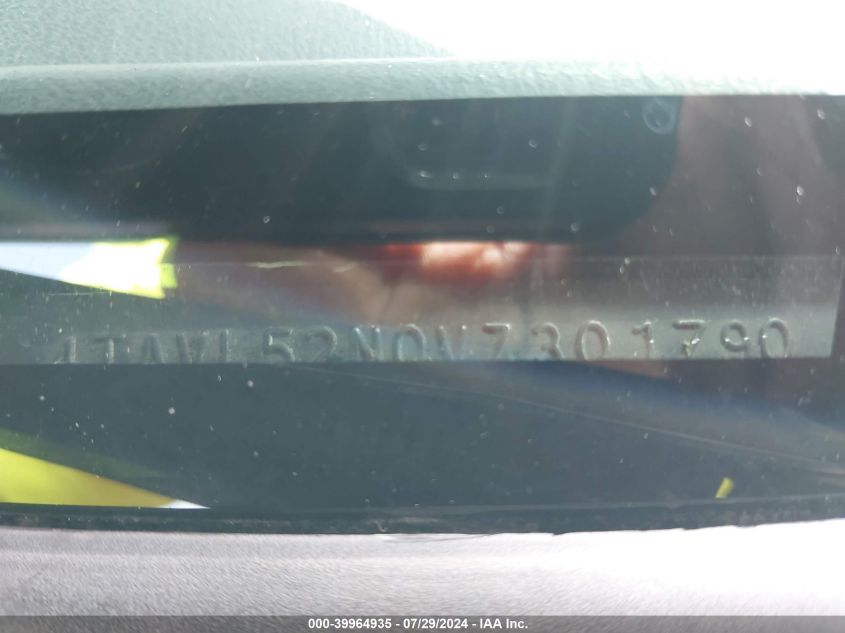 1997 Toyota Tacoma VIN: 4TAVL52N0VZ301790 Lot: 39964935