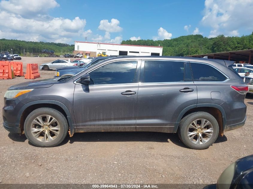 2014 TOYOTA HIGHLANDER LE PLUS V6 - 5TDBKRFH9ES065468