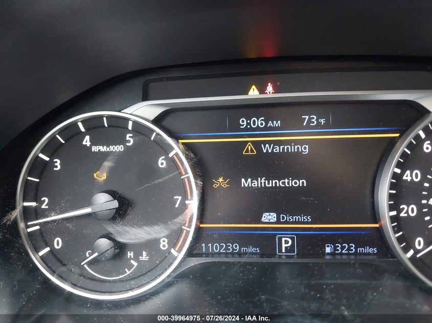 2020 Nissan Altima Sr Vc-Turbo Fwd VIN: 1N4AL4CV4LC137459 Lot: 39964975