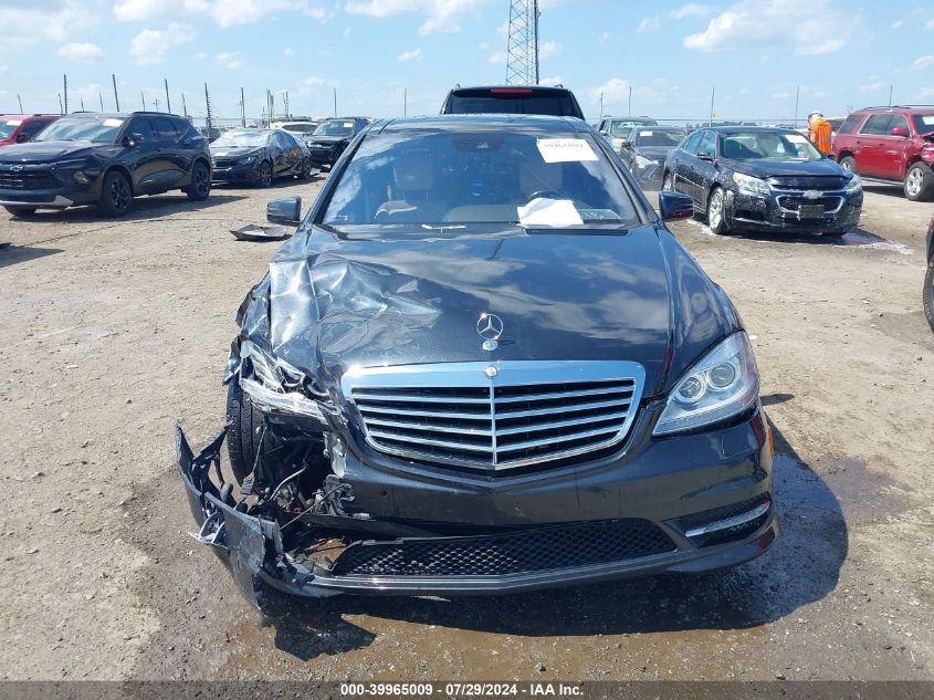 2013 Mercedes-Benz S 550 4Matic VIN: WDDNG9EB4DA523740 Lot: 39965009