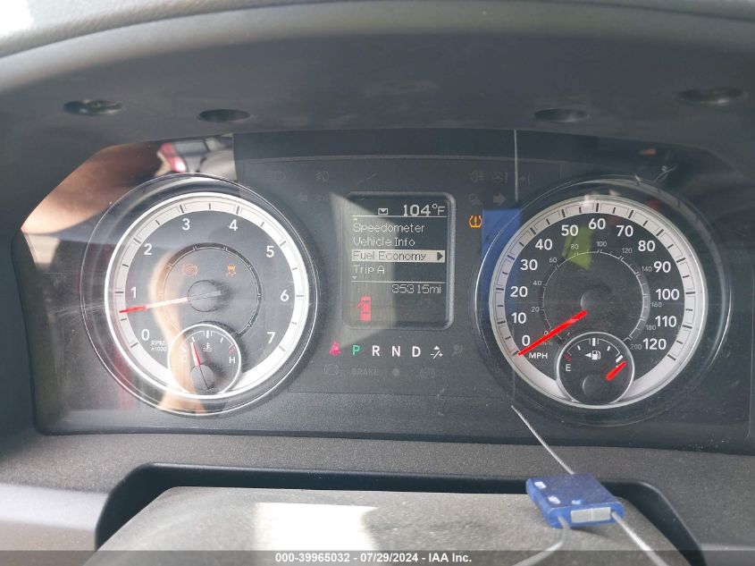 2019 Ram 1500 Classic Tradesman VIN: 1C6RR6FTXKS731874 Lot: 39965032