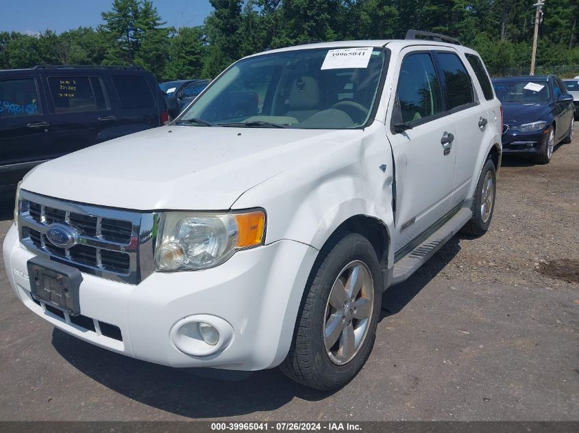 2008 Ford Escape Xlt VIN: 1FMCU93138KC82916 Lot: 39965041