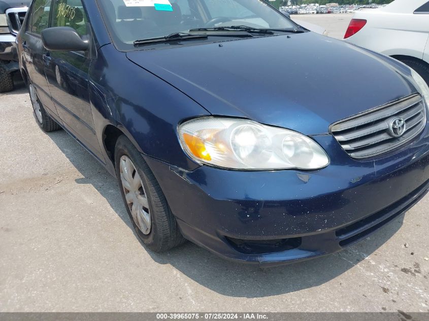 2003 Toyota Corolla Ce VIN: 1NXBR32E03Z005202 Lot: 39965075