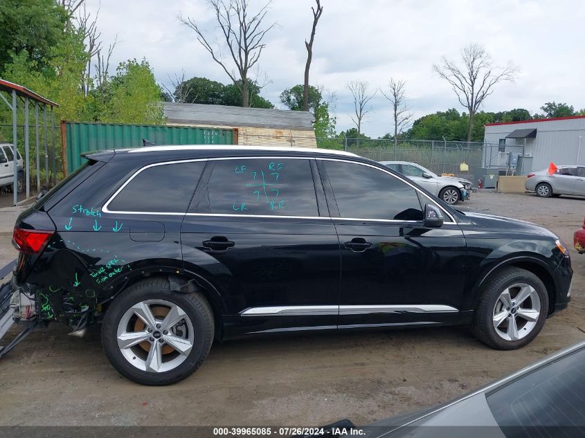 2021 Audi Q7 Premium 45 Tfsi Quattro Tiptronic VIN: WA1AJAF79MD032353 Lot: 39965085