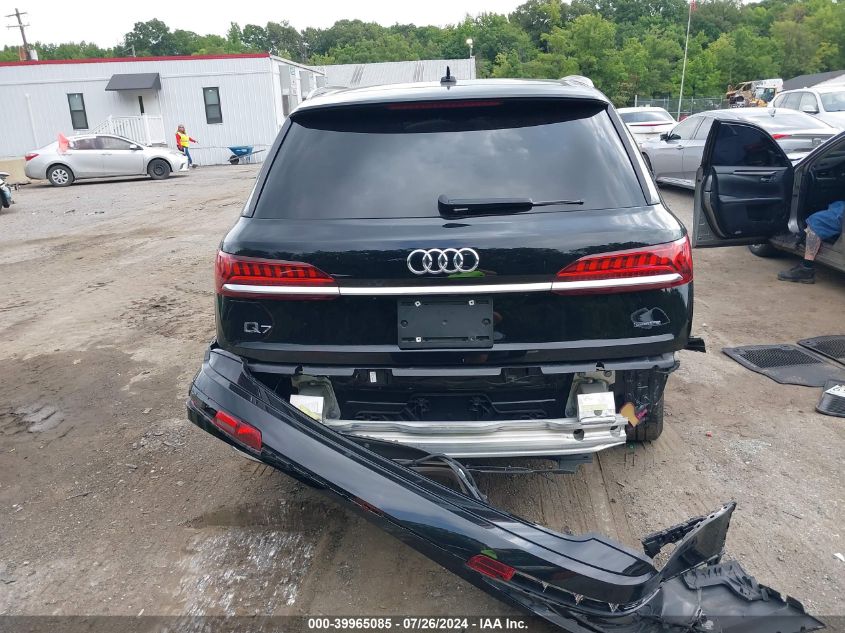 2021 Audi Q7 Premium 45 Tfsi Quattro Tiptronic VIN: WA1AJAF79MD032353 Lot: 39965085