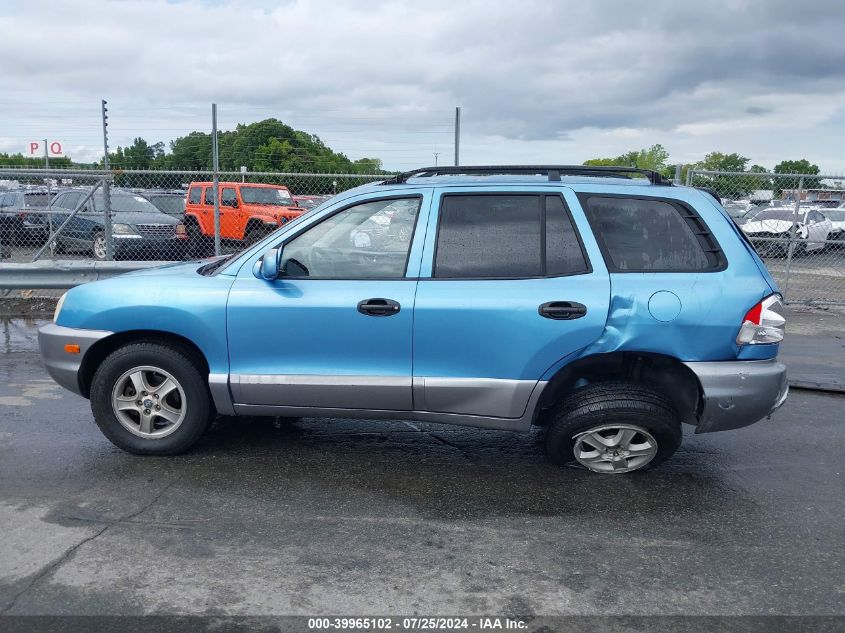 2003 Hyundai Santa Fe Gls/Lx VIN: KM8SC13E73U530245 Lot: 39965102