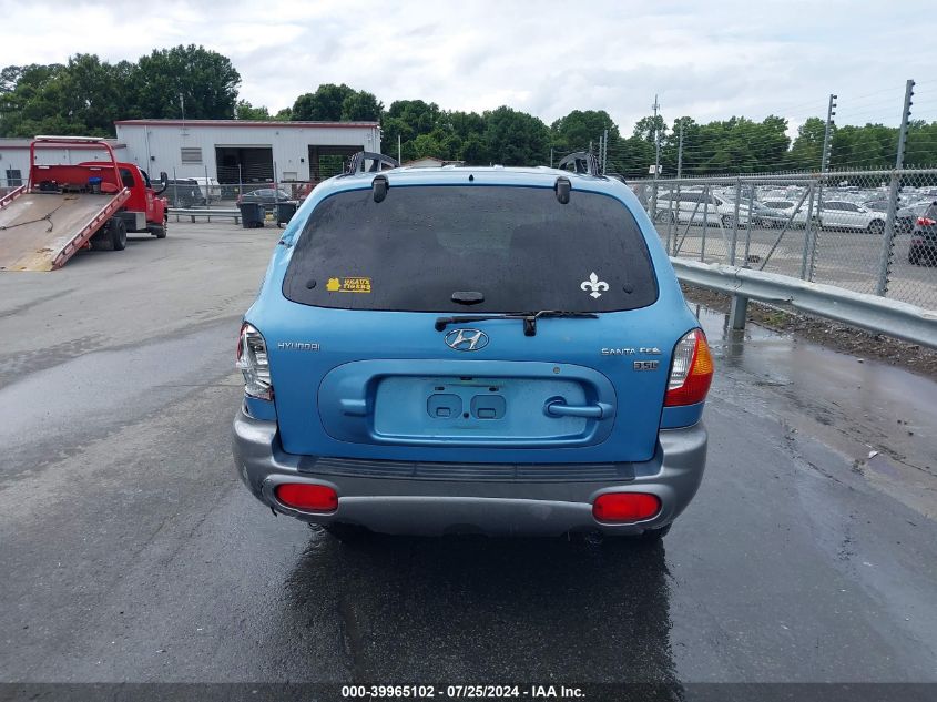 2003 Hyundai Santa Fe Gls/Lx VIN: KM8SC13E73U530245 Lot: 39965102