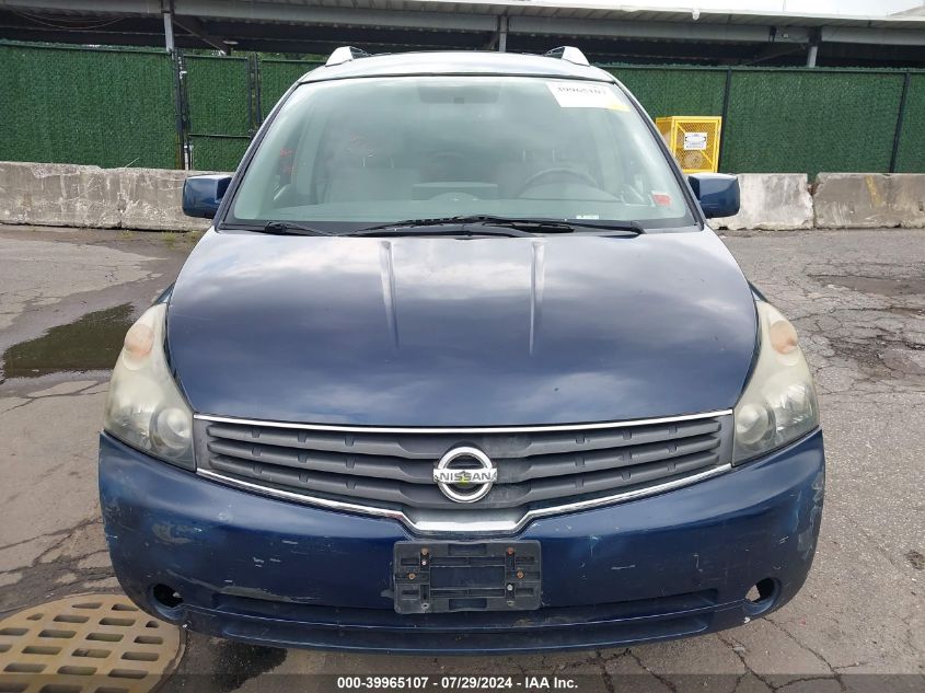 2008 Nissan Quest 3.5 Sl VIN: 5N1BV28U08N119769 Lot: 39965107